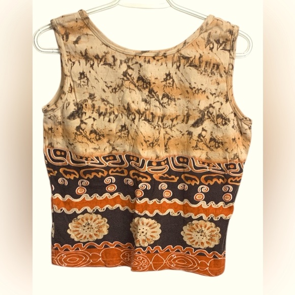 Papa midweight 100% cotton crop top with Native American vibe - Picture 3 of 8